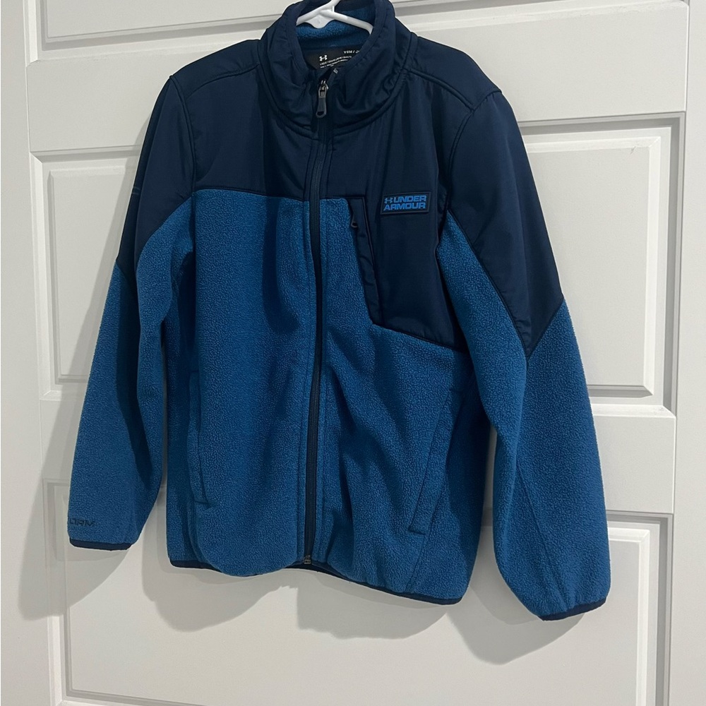 Under Armour Kids Navy and Blue Puffer Jacket